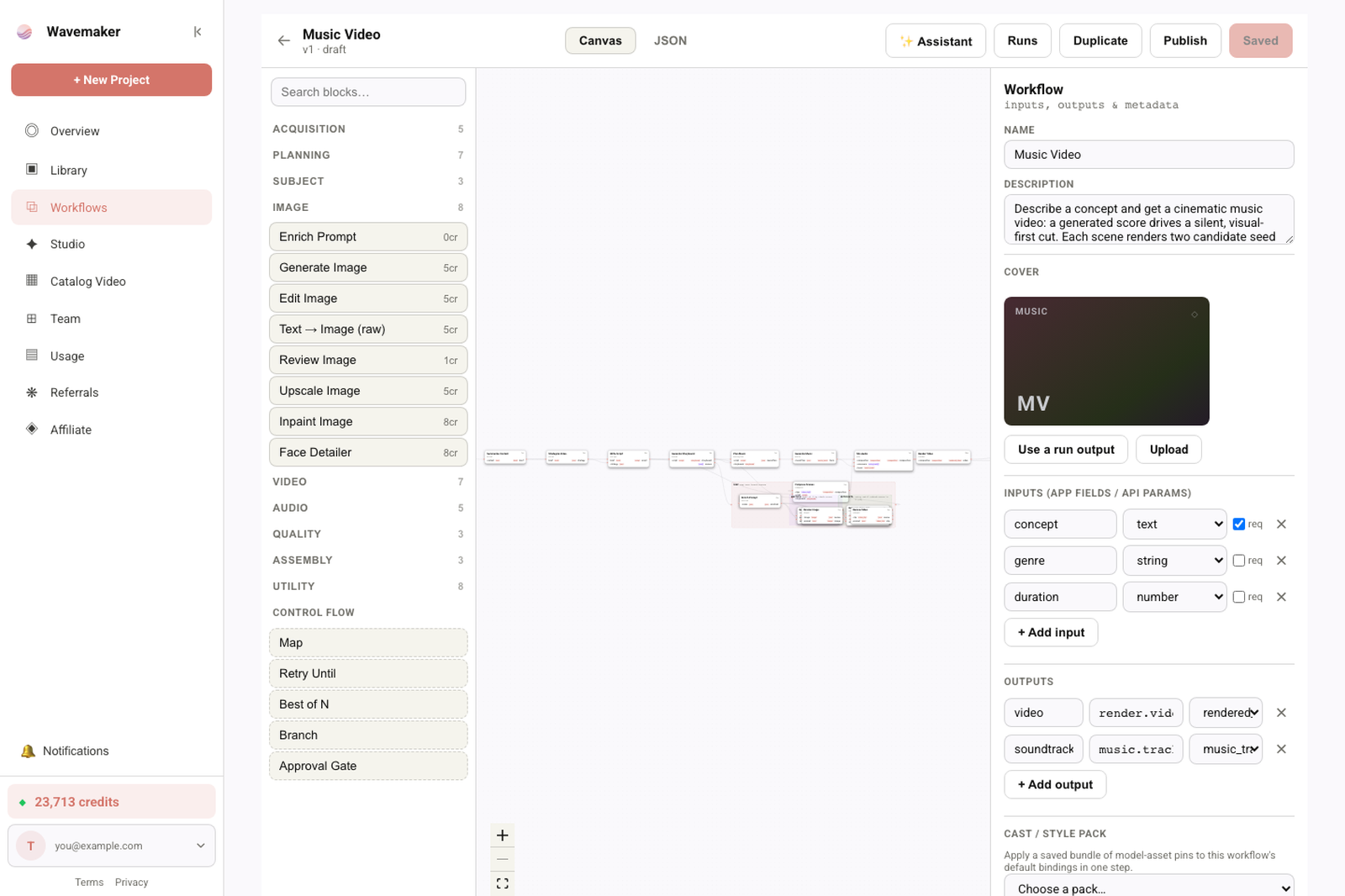 Editor after import — fix gaps with copilot and spec panel